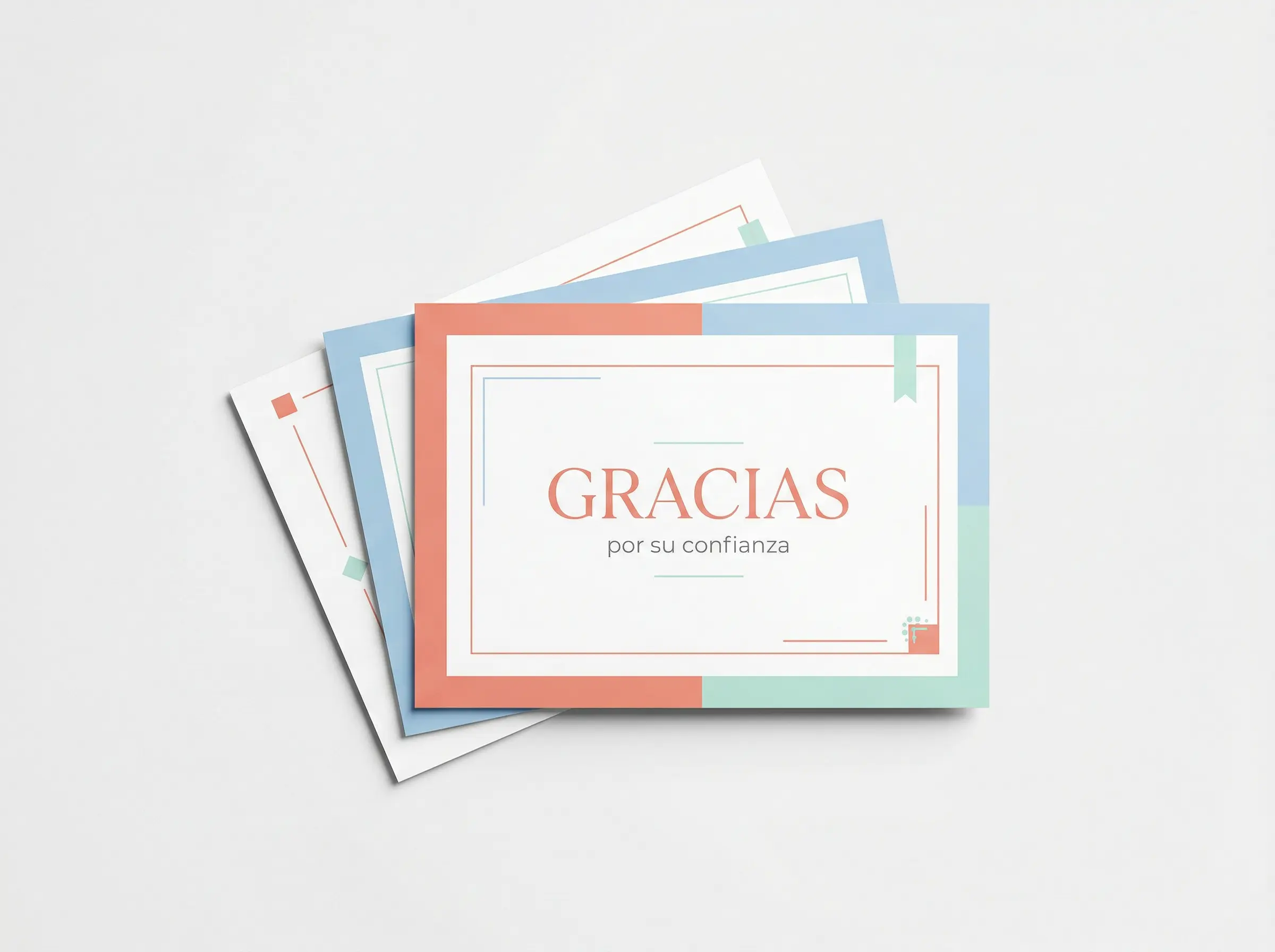 Tarjetas de Agradecimiento